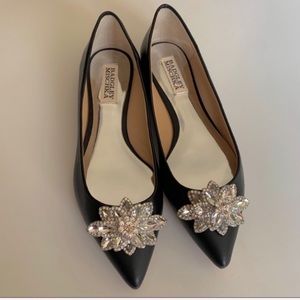 Badgley Mischka Karina D’orsay Pointed Toe Flats